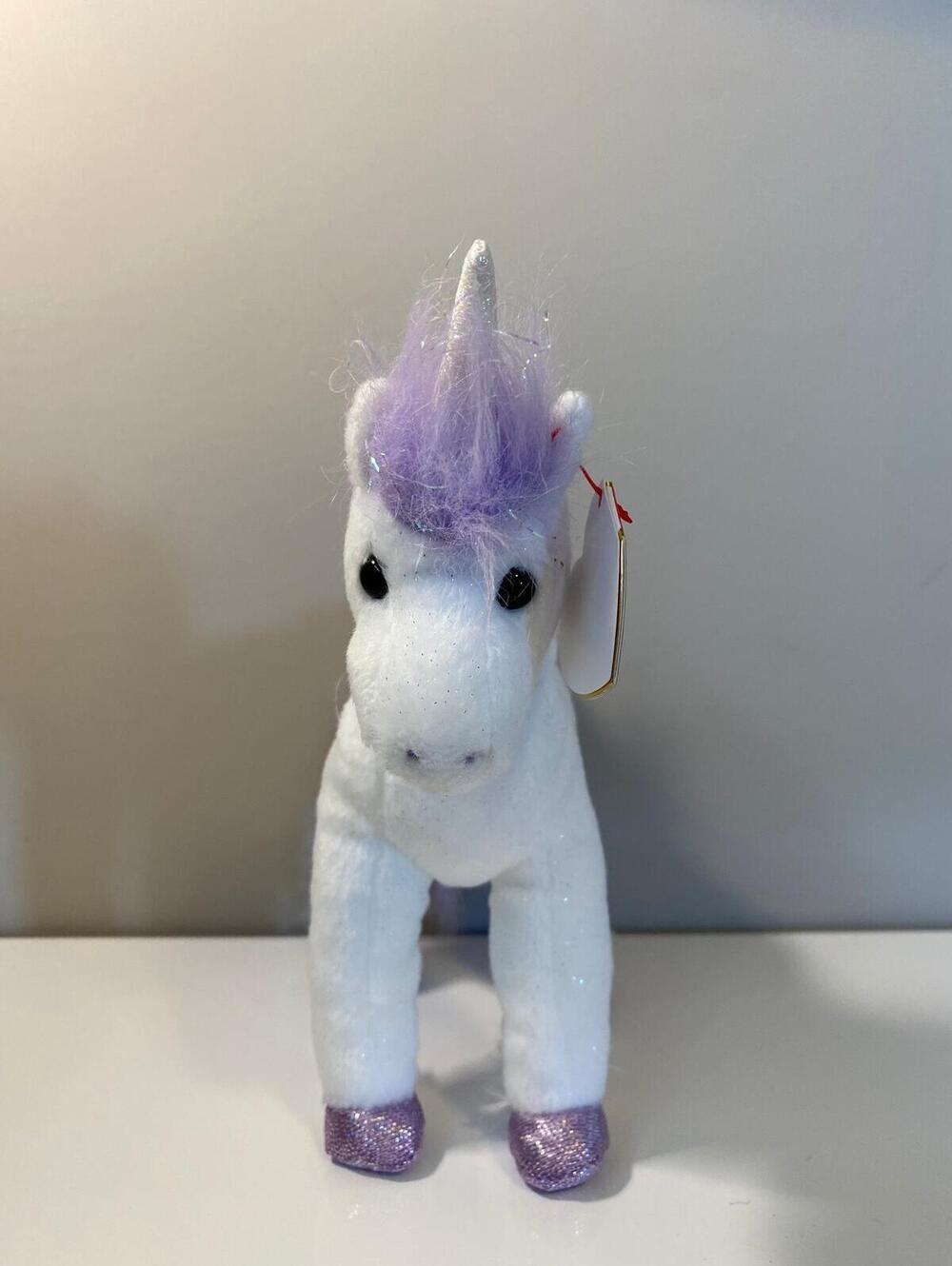 Ty Beanie Baby “Fortress” the Unicorn *Rare* (7 inch)